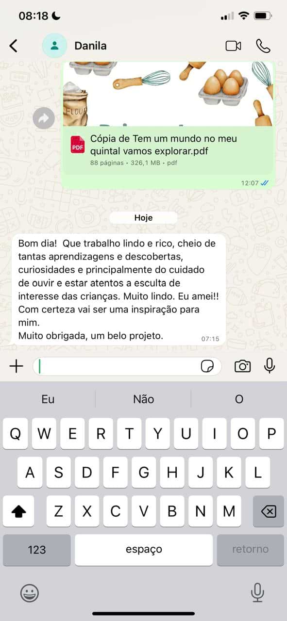 Depoimento Comunidade